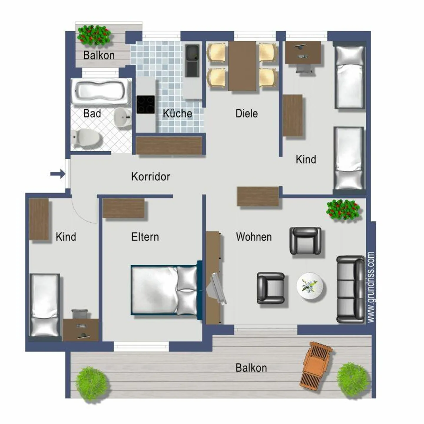 Charmante 4.5-Zimmer Wohnung - Foto 17 von 17