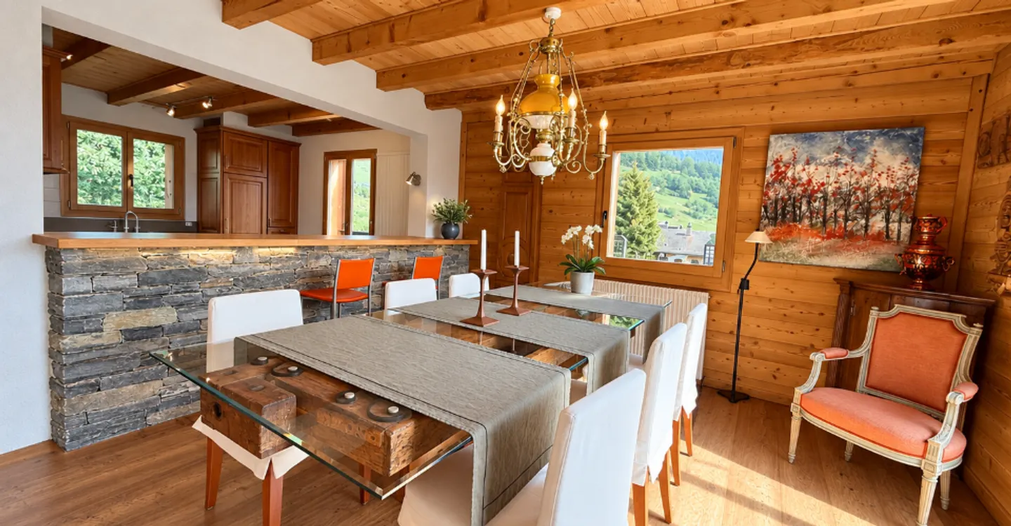 Peaceful chalet in Levron with four bedrooms and spectacular valley views - Photo 9 of 11