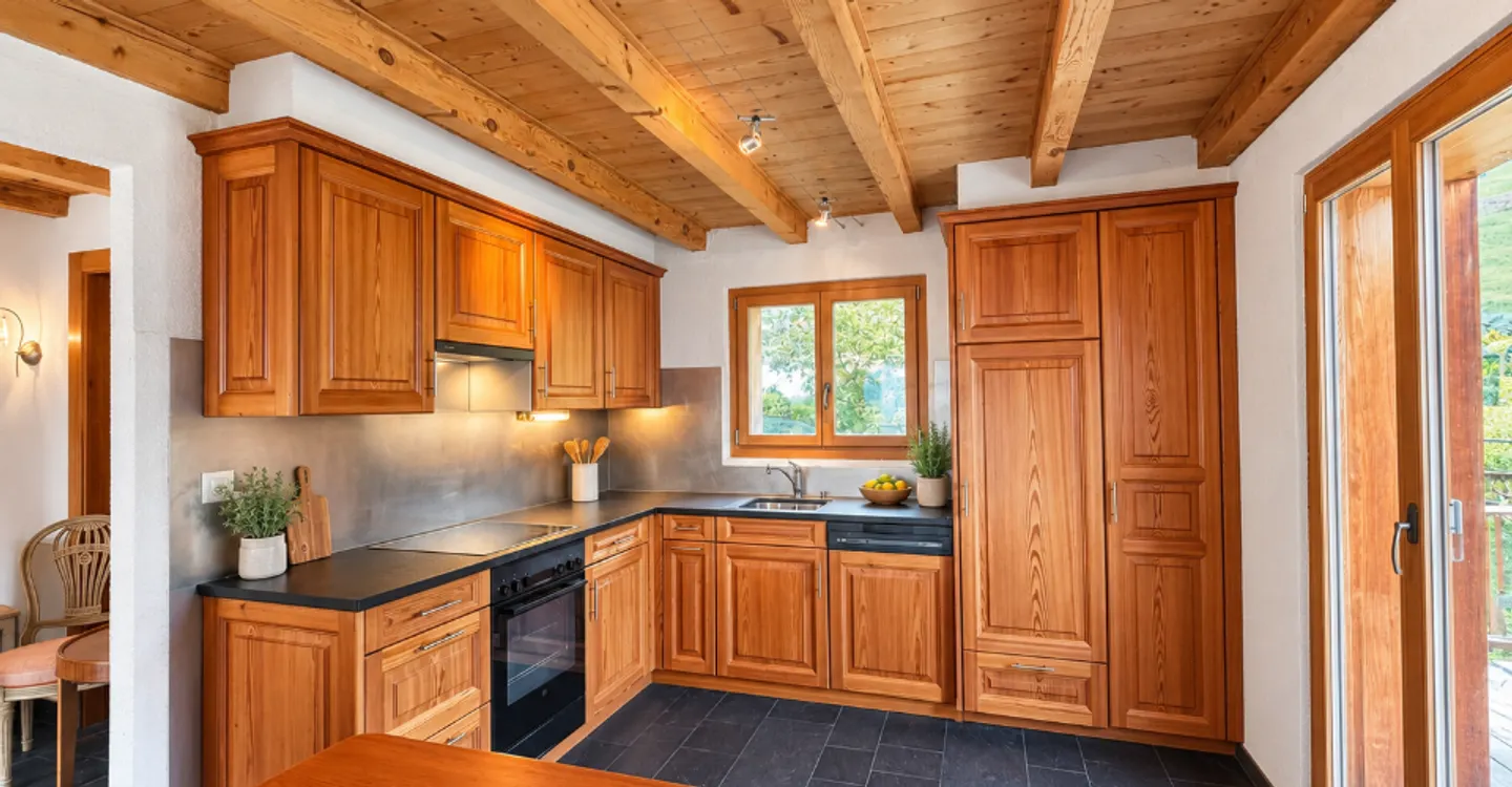 Peaceful chalet in Levron with four bedrooms and spectacular valley views - Photo 10 of 11