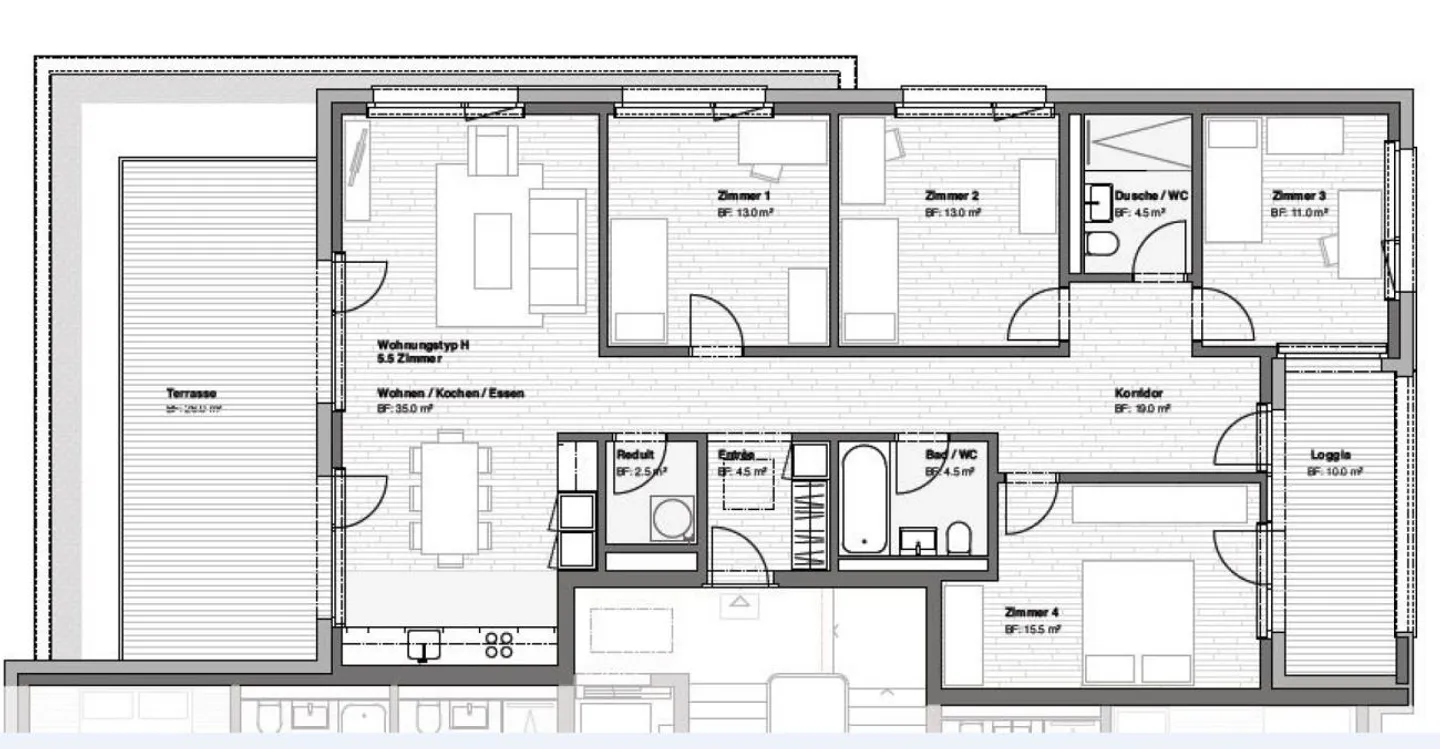 Appartement Attique Moderne Près de la Ville - Photo 14 sur 14