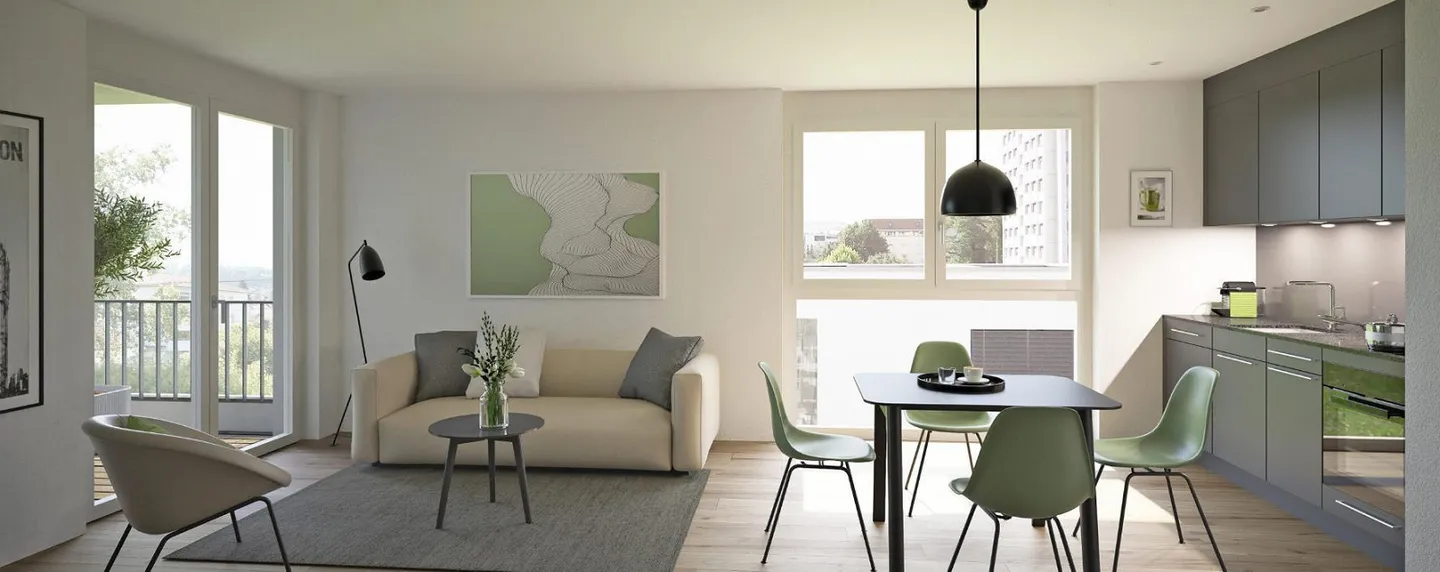 For rent modern 2½-room apartment 2nd floor No. 220 - Photo 1 of 1