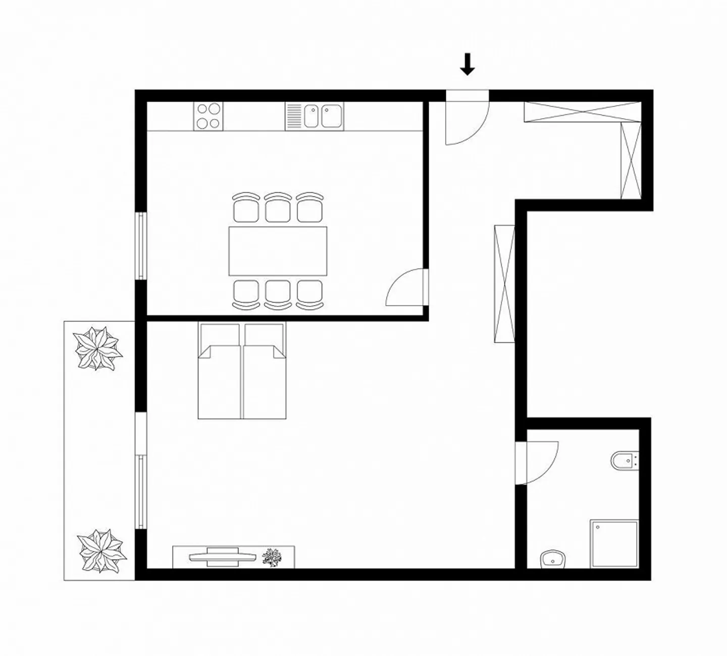 Appartamento 1.5 stanze a Brig - Foto 7 di 7