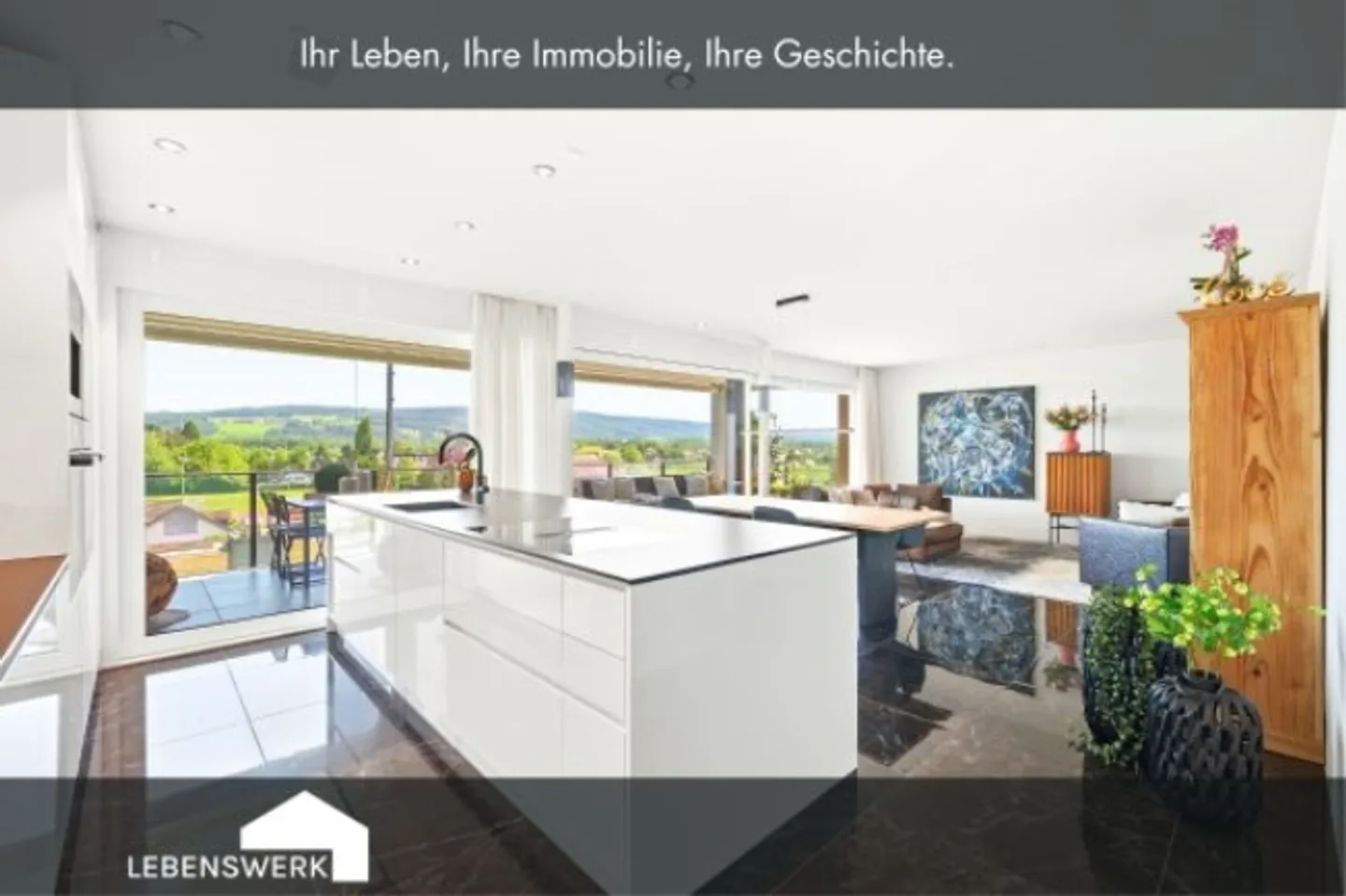 Stilvolle Attikawohnung mit Aussicht - Foto 1 von 1