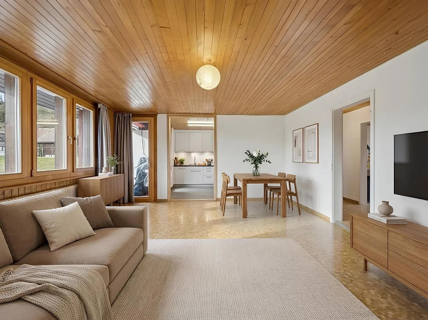 Appartamento di 4,5 stanze situato centralmente a Boltigen vicino a Zweisimmen - Foto 3 di 13