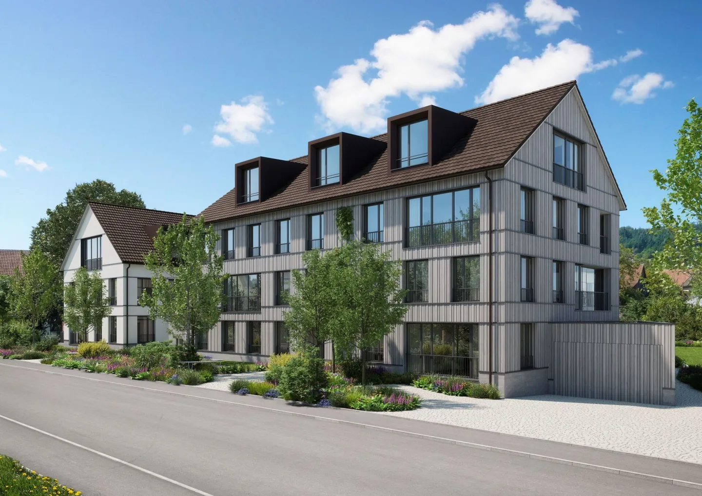 Nuovo progetto di costruzione "centodue" Freienwil - Vivere attraente nel centro del villaggio - Foto 3 di 10