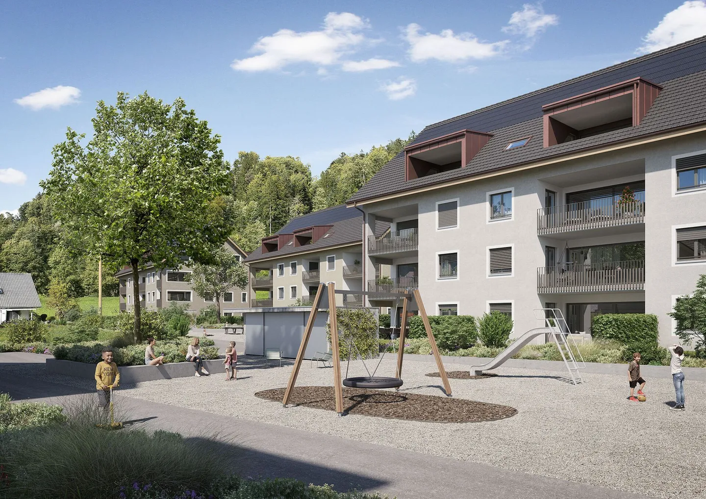 Moderne Wohnungen in der Natur - Foto 5 von 9