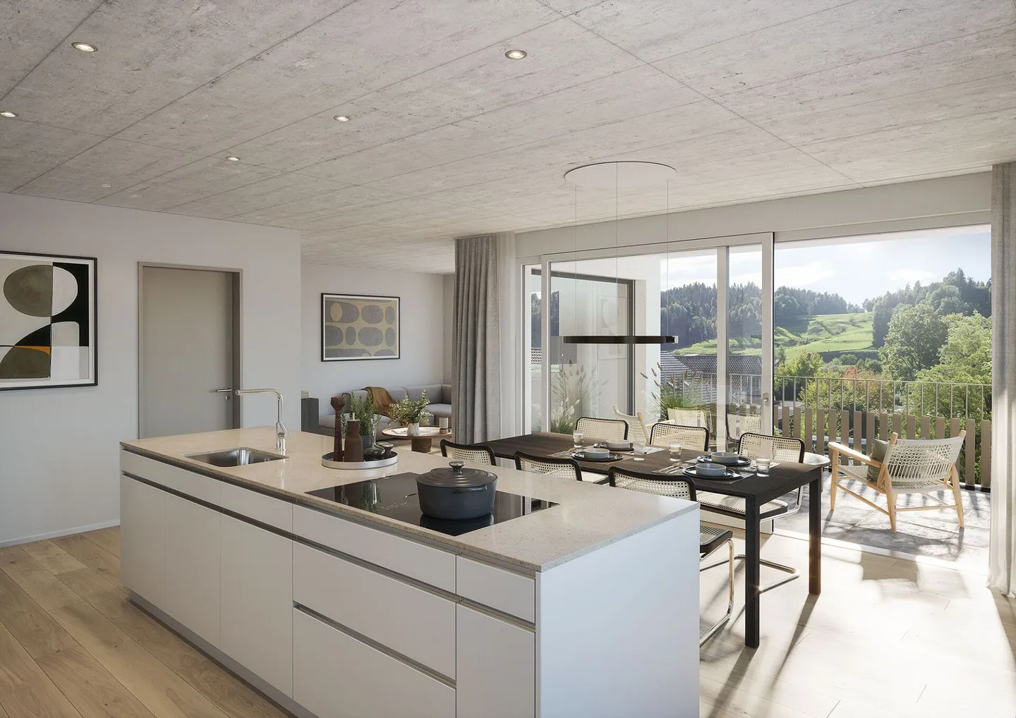 Moderne Wohnungen in der Natur - Foto 2 von 9