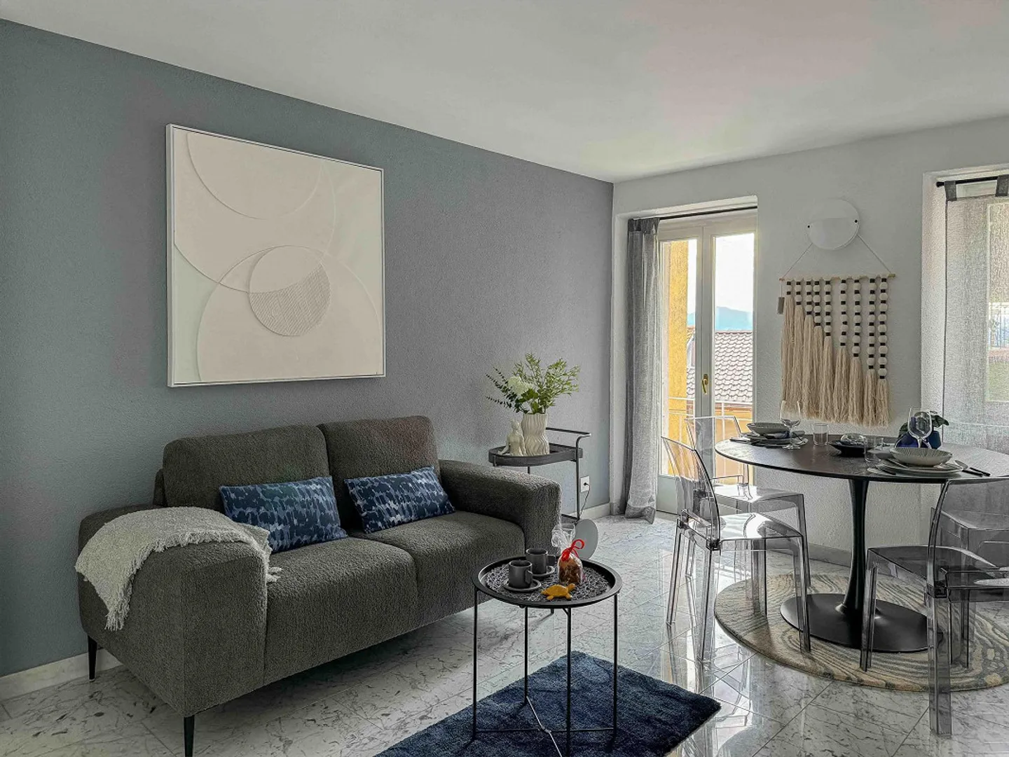 Appartement meublé à Aldesago dans le noyau urbain - Photo 3 sur 11