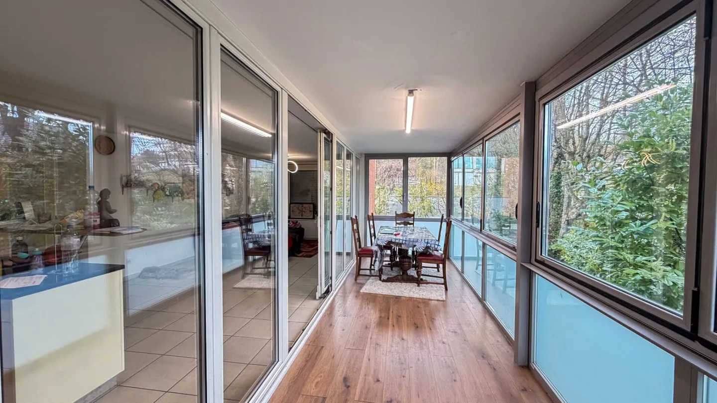 Moderne Wohnung mit beheiztem Wintergarten - Foto 7 von 9