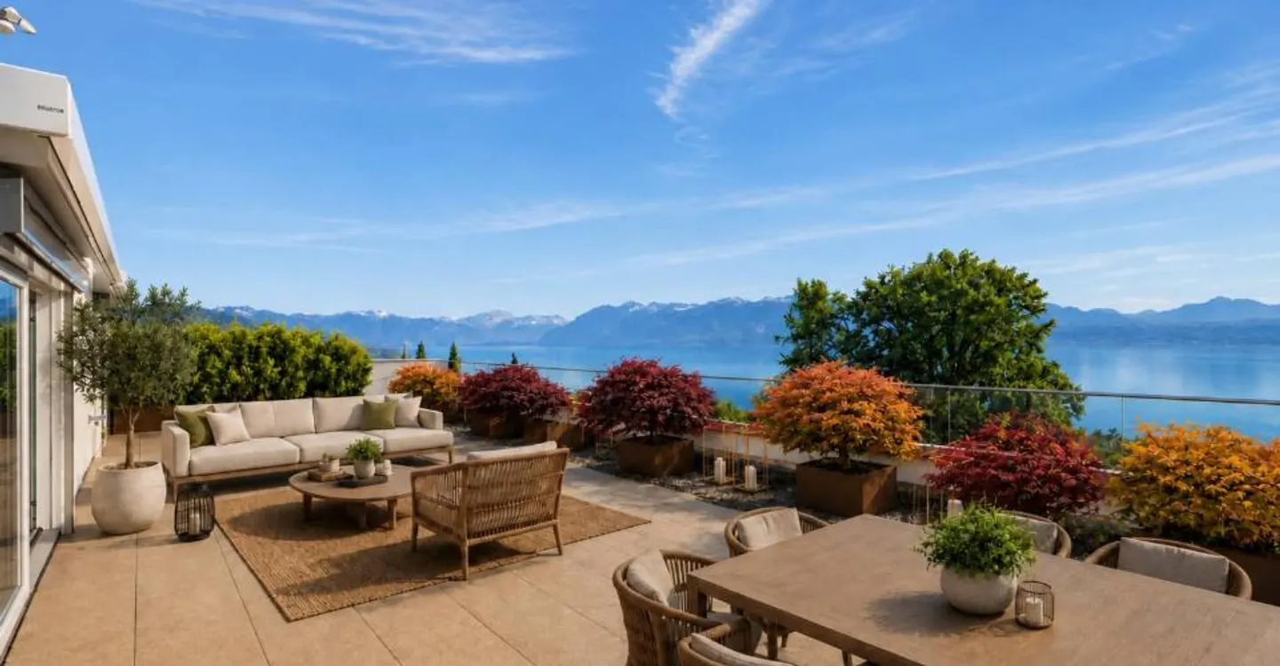 Exceptional penthouse with a magnificent view of the lake - Photo 2 of 12