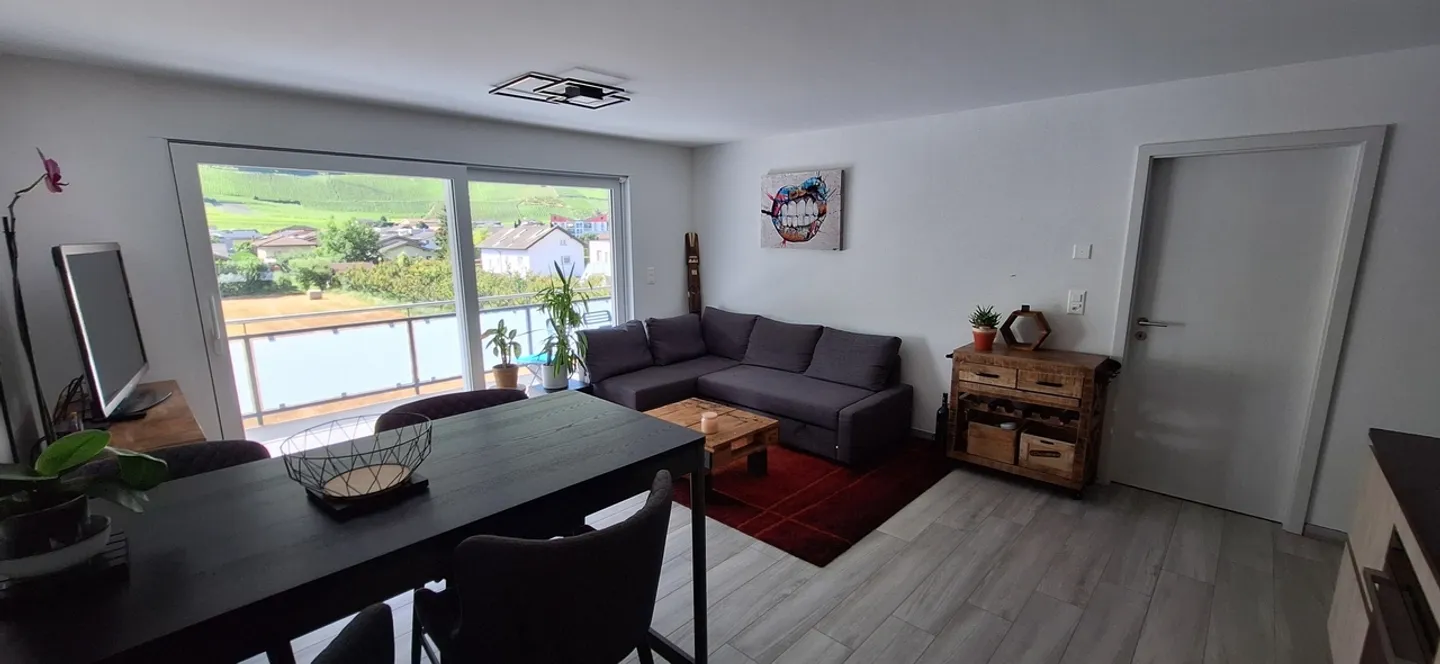 Moderne 2.5 pièces  appartement avec parking privatif, Saxon - Photo 1 sur 8