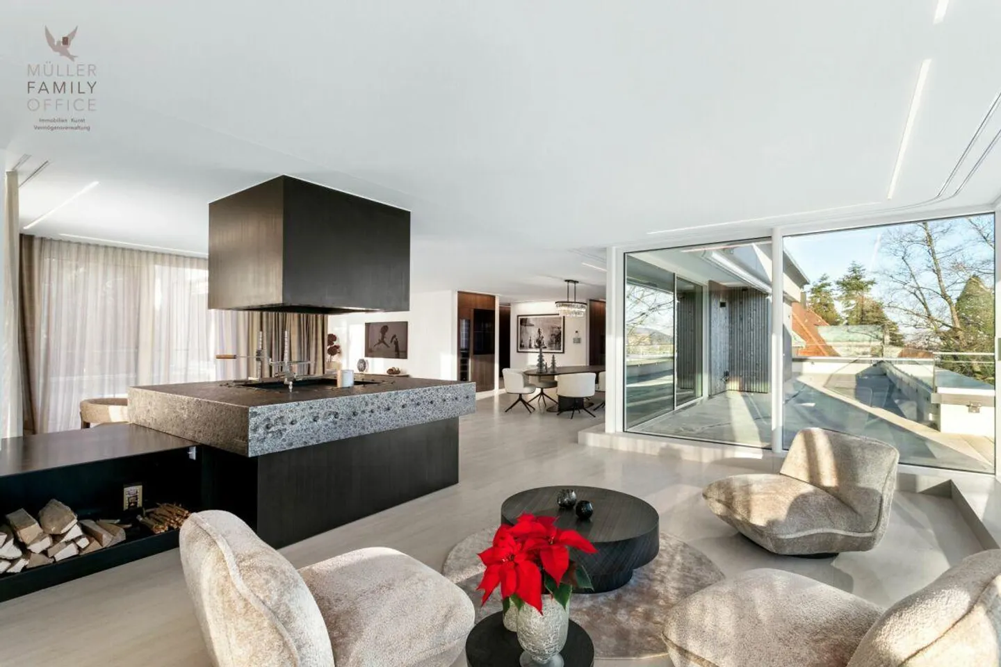 The Rosenberg Penthouse - an architectural luxury unique above the rooftops of St. Gallen - Photo 5 of 13