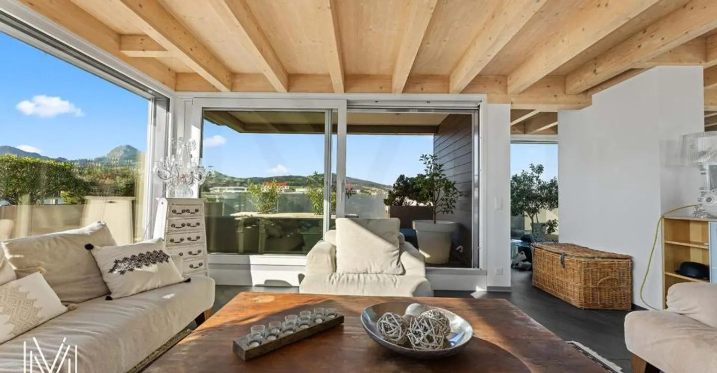 Attico eccezionale di 7,5 stanze in duplex - Tra cielo e terra? Vista panoramica a 360° nel cuore di Bulle - Foto 6 di 12