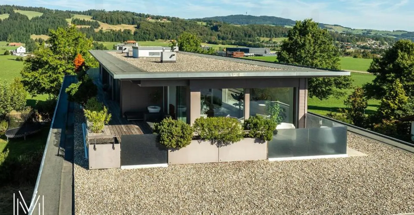 Attico eccezionale di 7,5 stanze in duplex - Tra cielo e terra? Vista panoramica a 360° nel cuore di Bulle - Foto 9 di 12