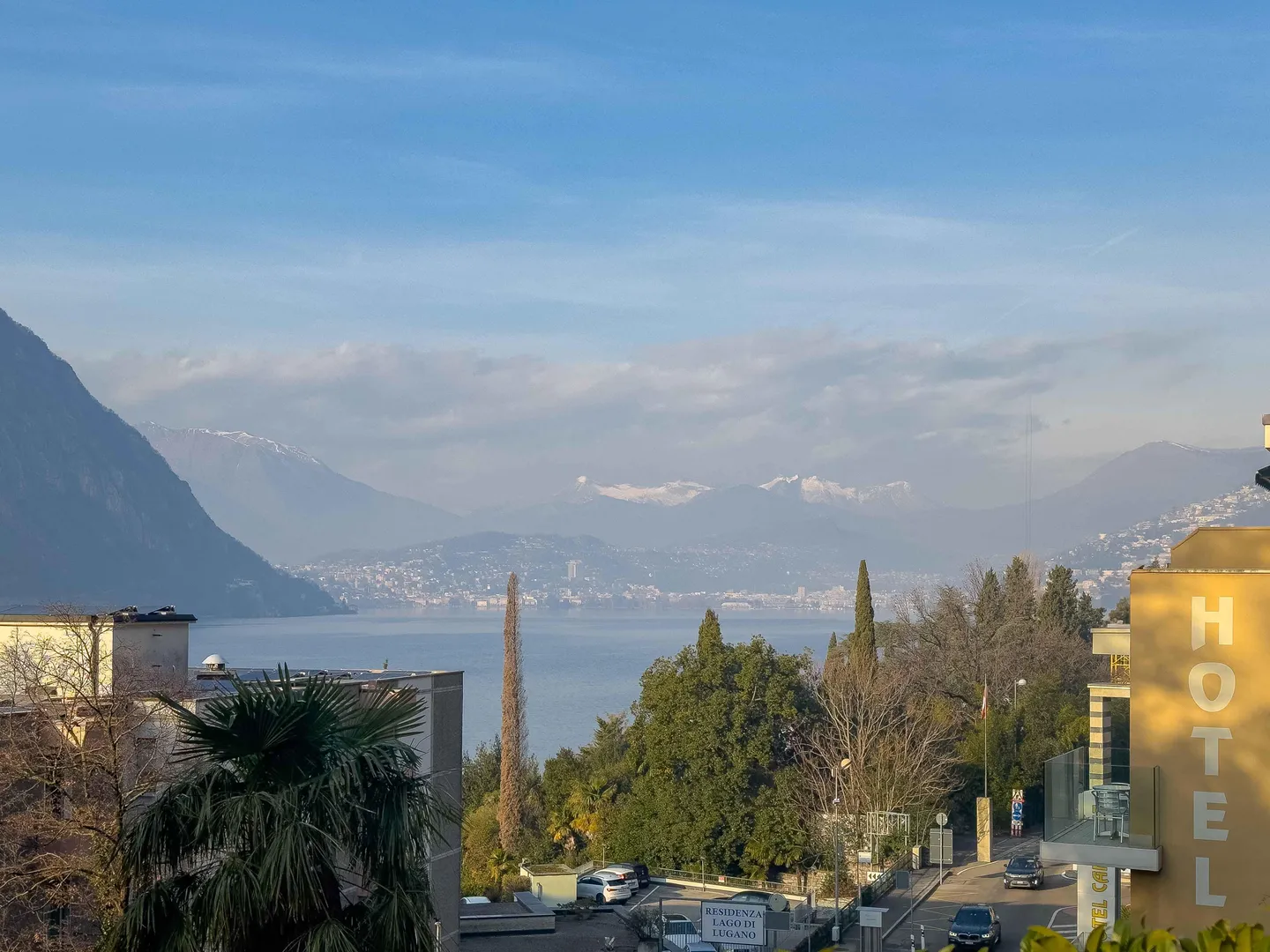 «1.5 locali con vista sul lago e sulle montagne a Bissone» - Foto 4 di 5