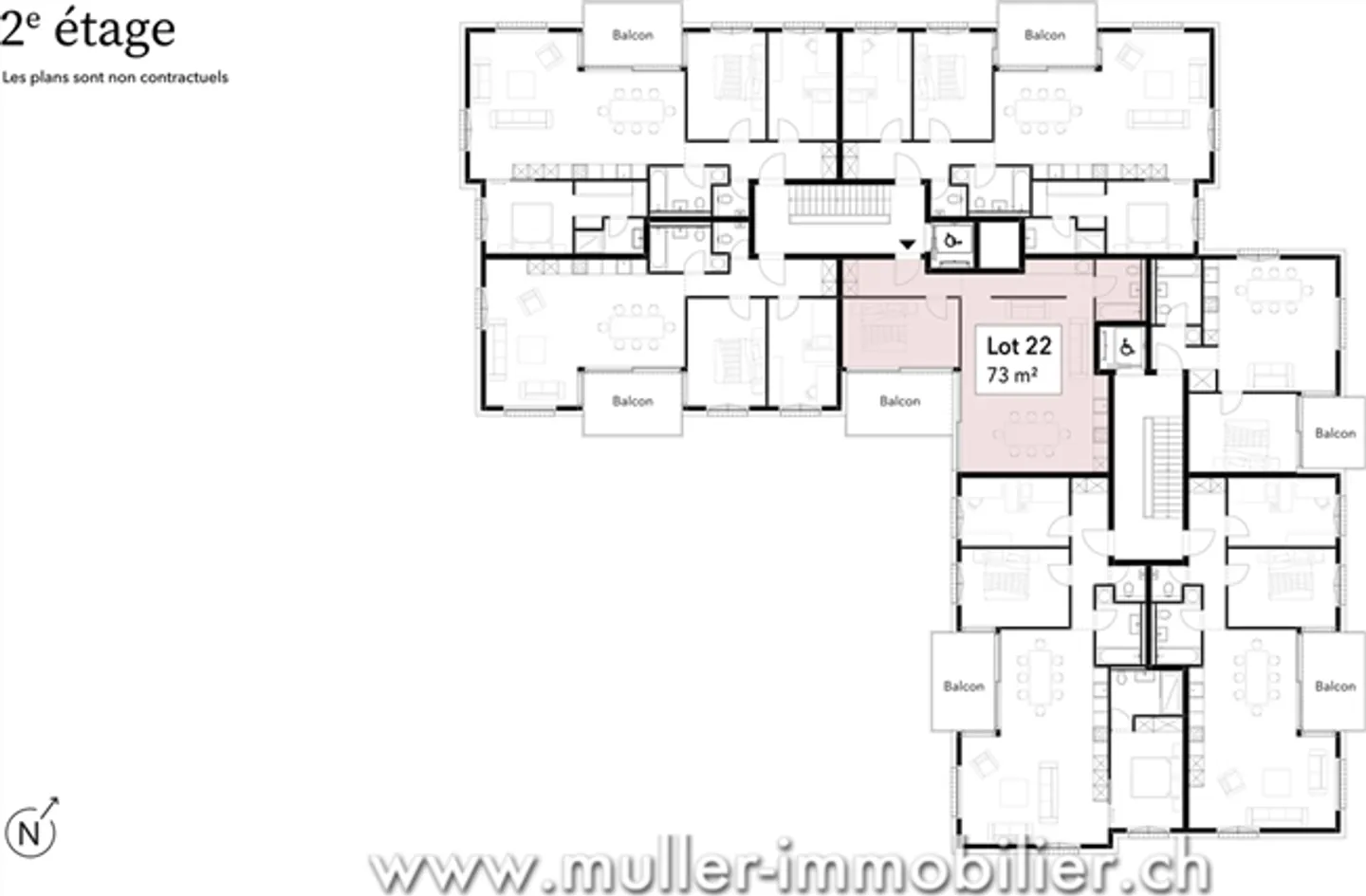 «Schöne neue 2.5 Zimmerwohnung im Grünen» - Foto 4 von 13