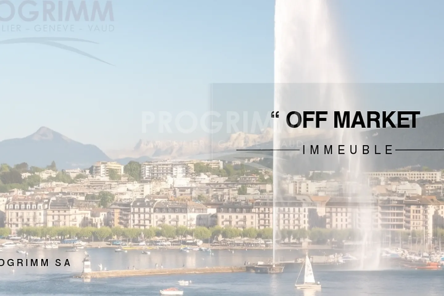 Real estate portfolio located in Geneva - 44 apartments - 1 arcade - 1 office - Photo 1 of 1