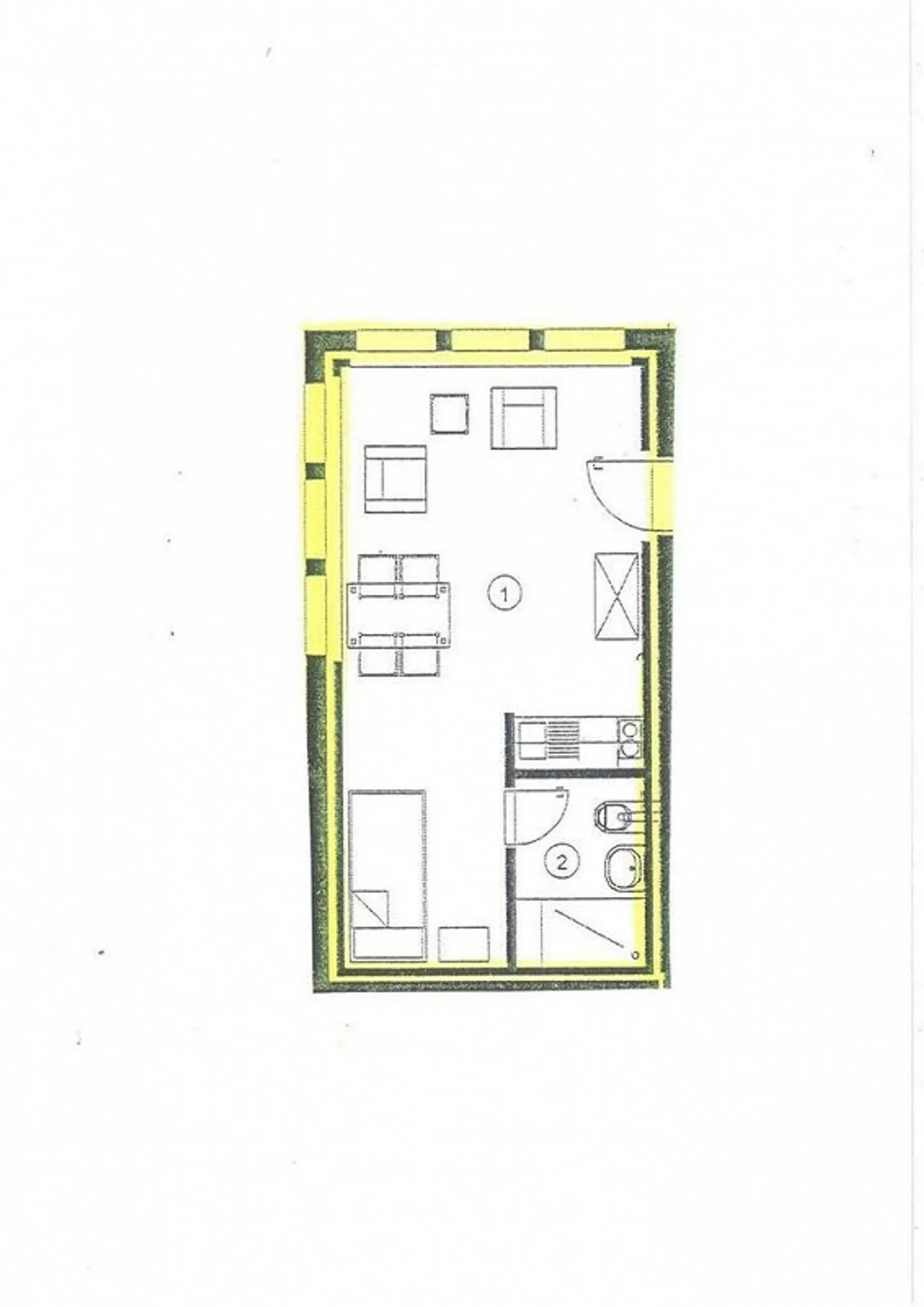 Single apartment with a view of greenery - Photo 9 of 9
