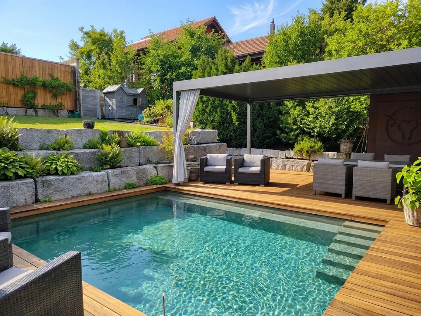 Luxus-EFH mit Pool und Gästehaus - Foto 7 von 12