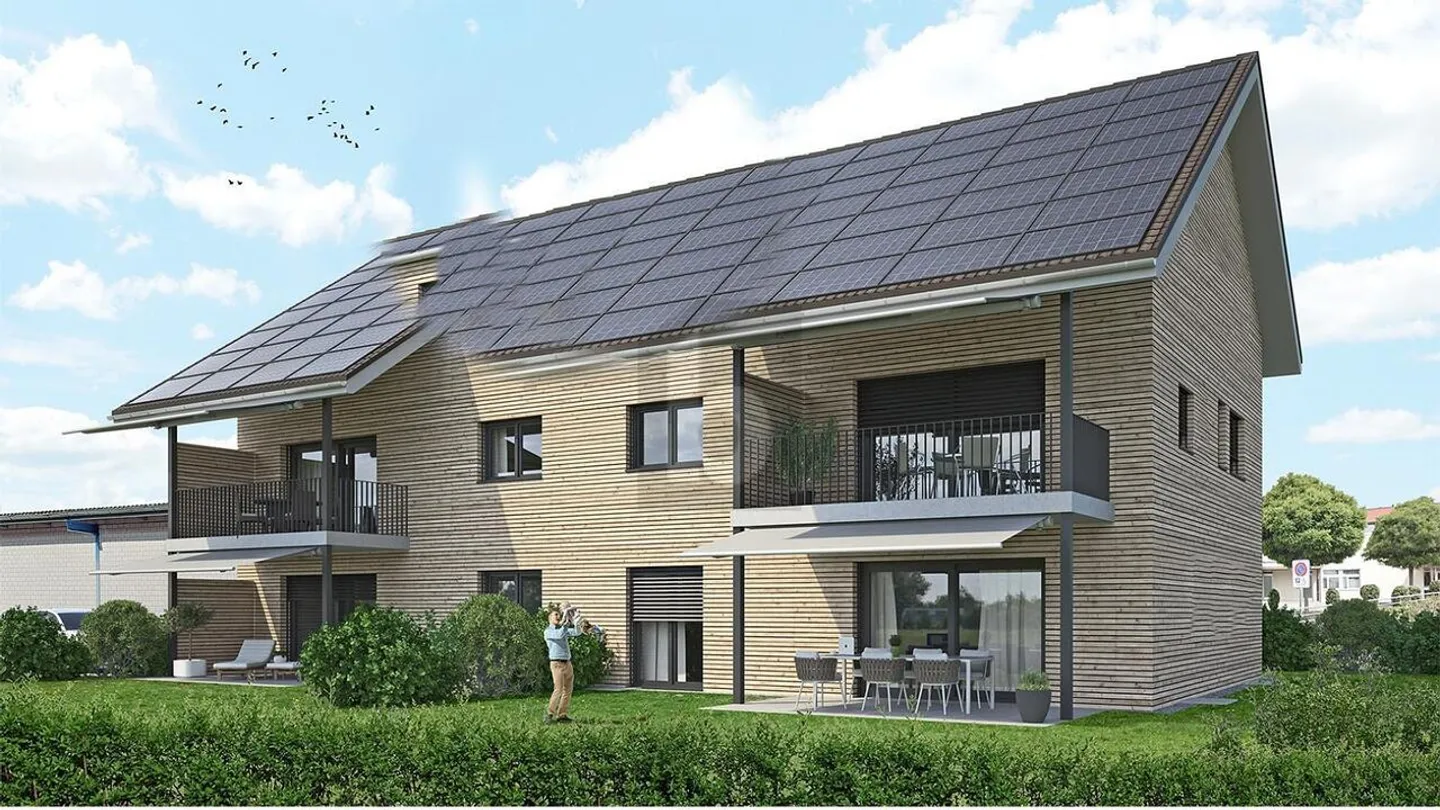 Moderner ökologischer Duplex - Foto 1 von 3