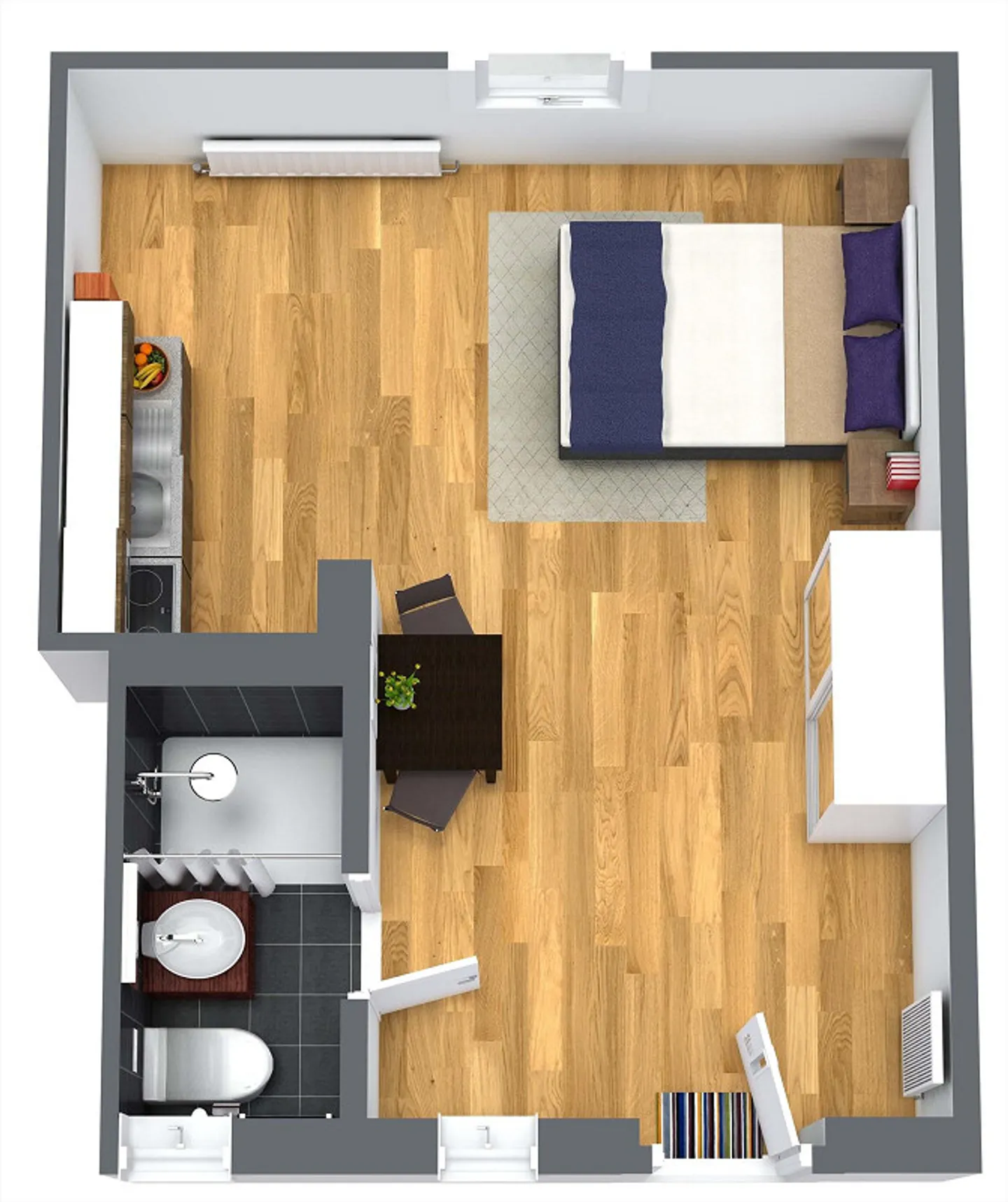 Furnished room in modernised apartment in a top location - Foto 6 di 6