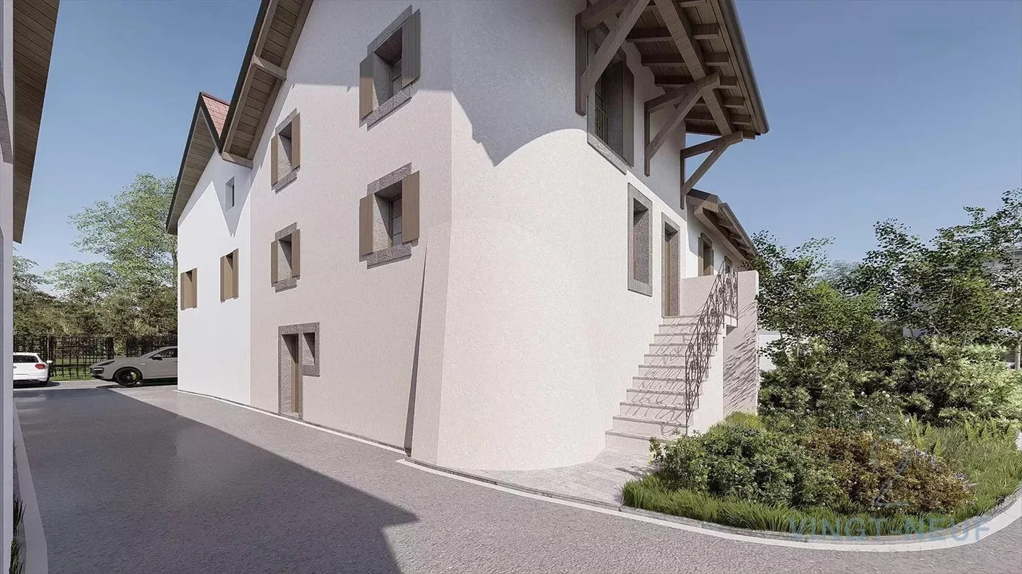 Ristrutturazione completa di una casa di villaggio a Perly - Foto 11 di 12