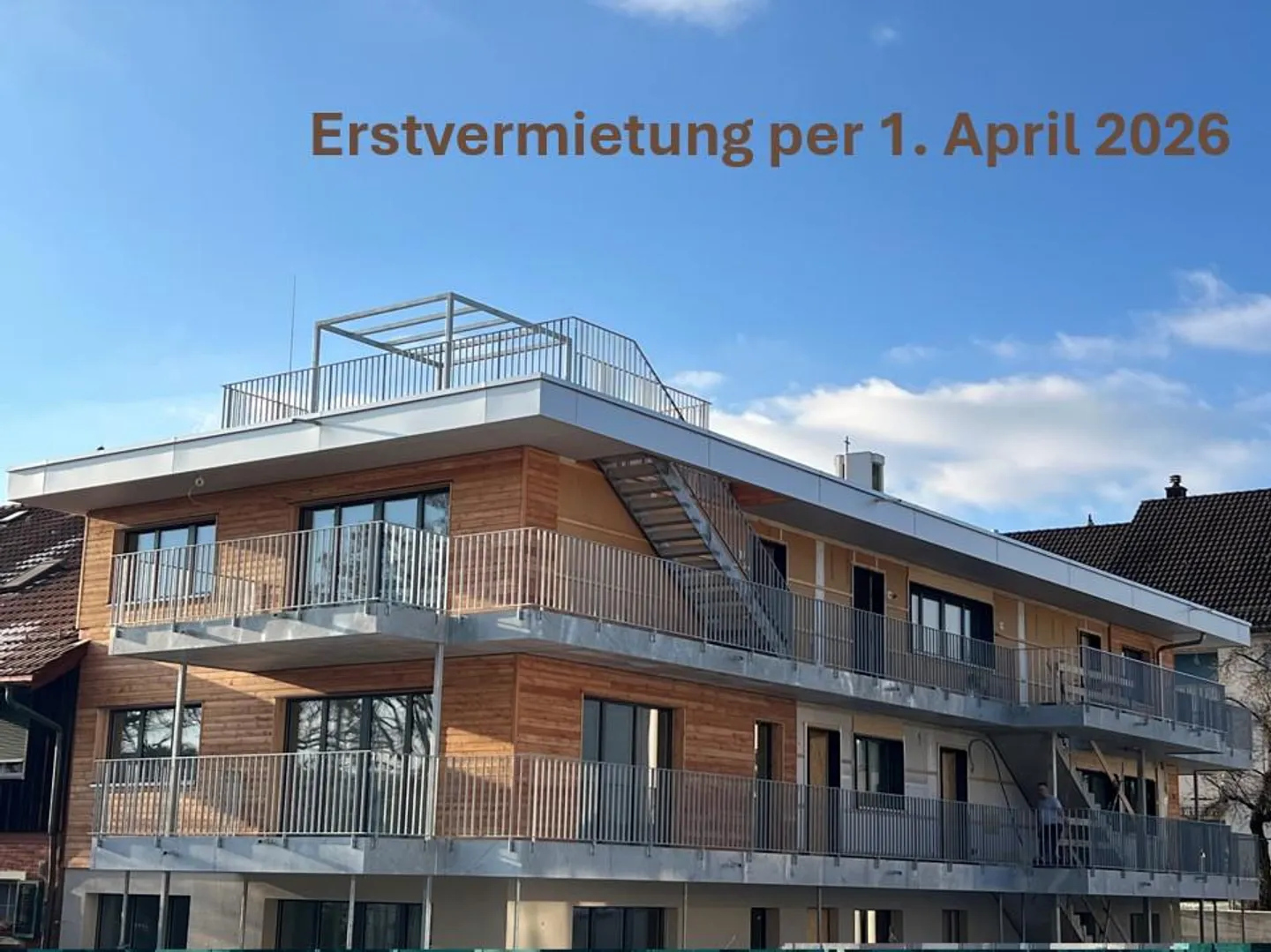 Charmante appartement neuf 3.5 pièces en construction bois moderne - première occupation - Photo 6 sur 6