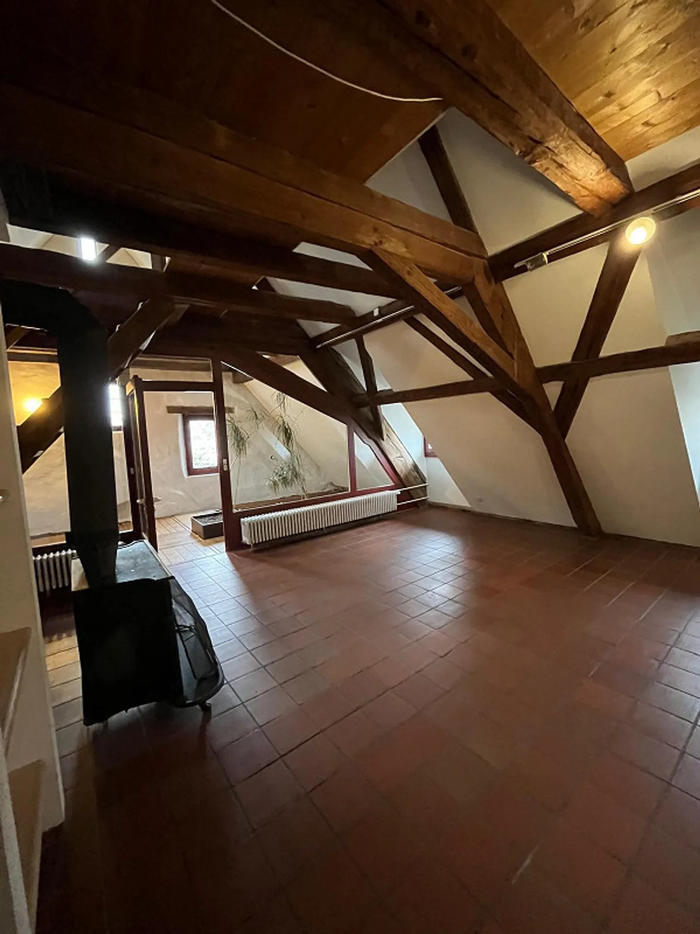Appartamento mansardato 4 stanze Fischerhaus 15° secolo direttamente sul Reno - Foto 2 di 11