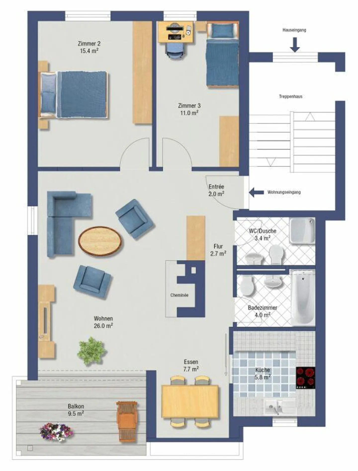 Charming 3.5-Room Apartment - Photo 15 of 15