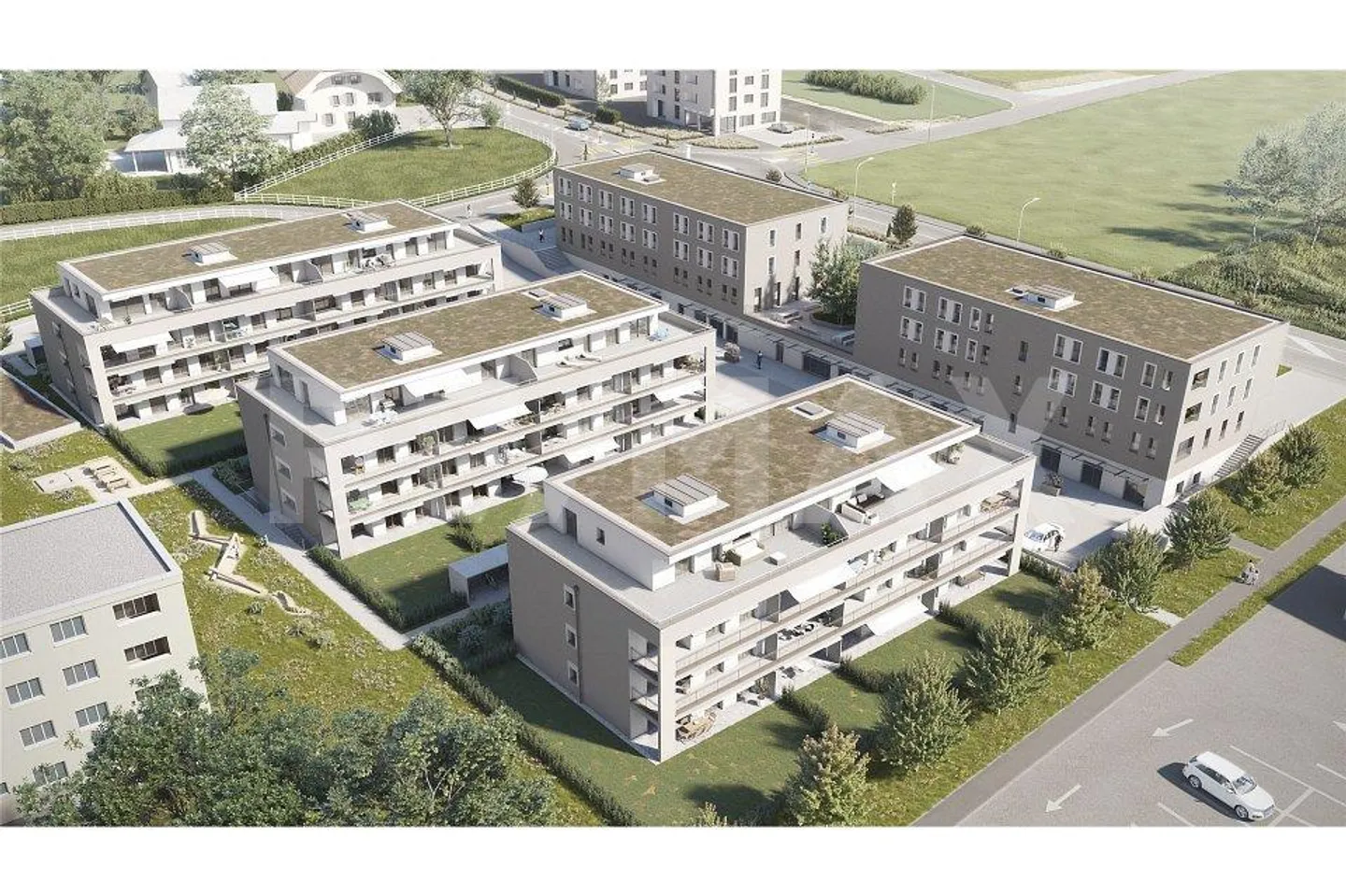 4,5-Zimmer-Wohnung B1-12 im 2. Stock in AVENCHES! ZWEI SCHRITTE VON DEN GESCHÄFTEN - Foto 5 von 6