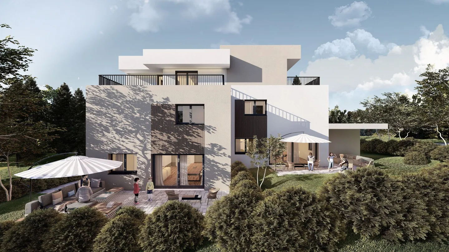 Modernes 5.5 Zimmer Doppeleinfamilienhaus an ruhiger Lage - Foto 2 von 7