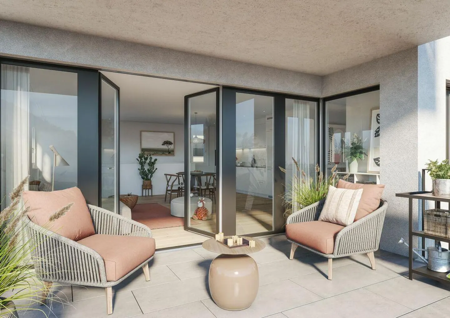 Moderner Duplex in Root - Foto 1 von 9