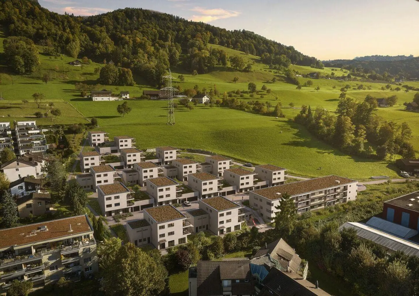Moderner Duplex in Root - Foto 4 von 9
