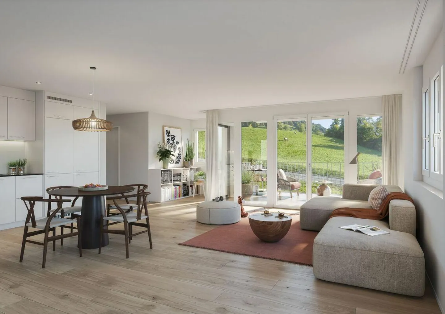Moderner Duplex in Root - Foto 5 von 9