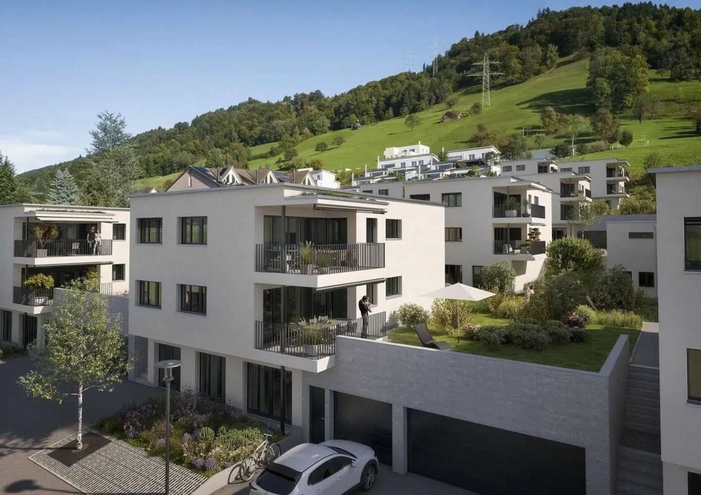 Moderner Duplex in Root - Foto 8 von 9