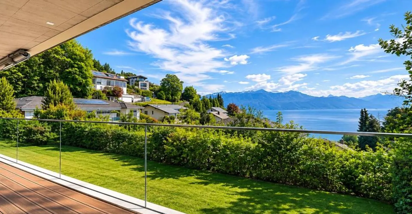 Zeitgemäße Wohnung mit Seeblick - Foto 1 von 11