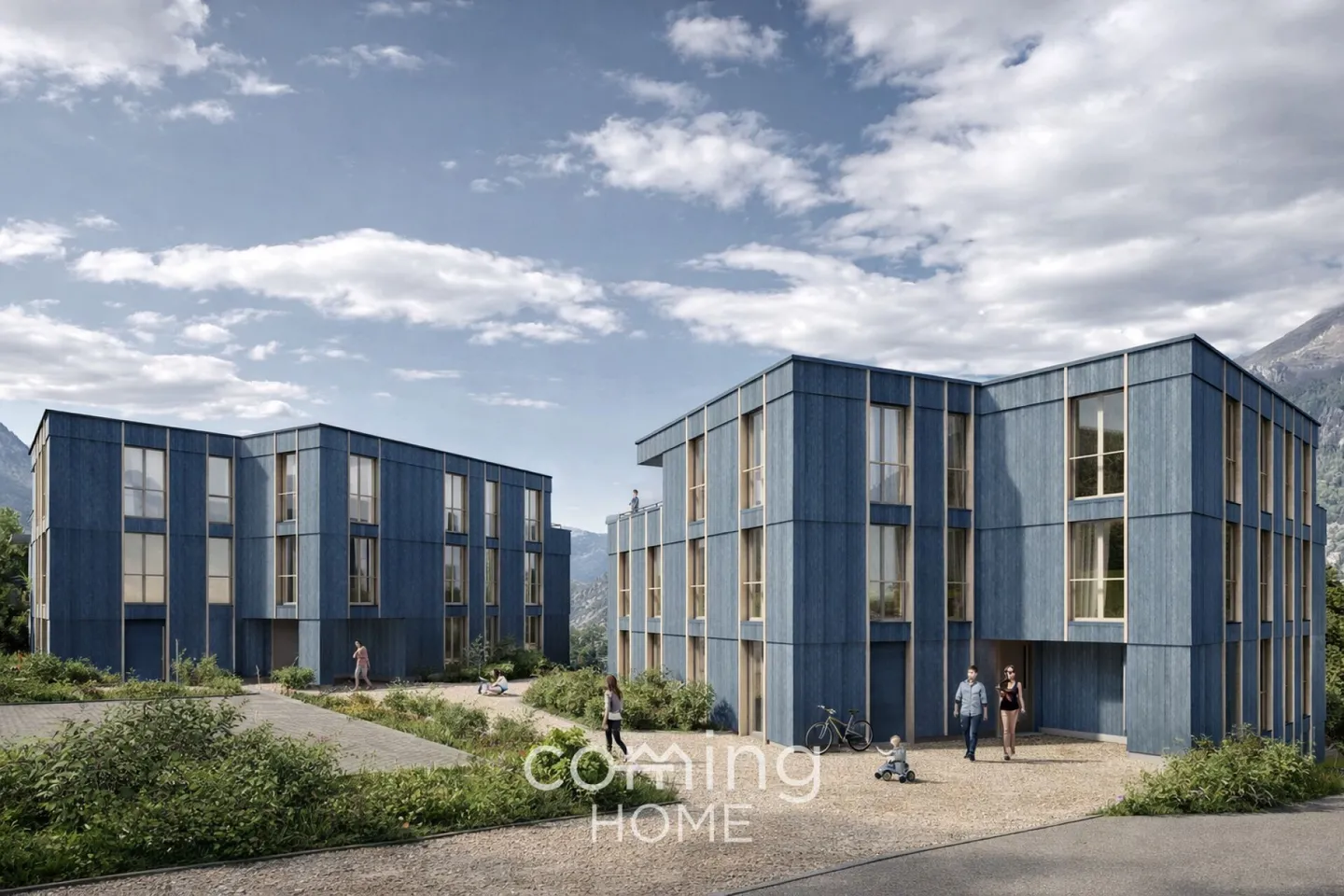 Casa vacanze con permesso? Nuova costruzione di 4,5 stanze al 1° piano con vista sulle montagne a Ried-Brig - Foto 2 di 4