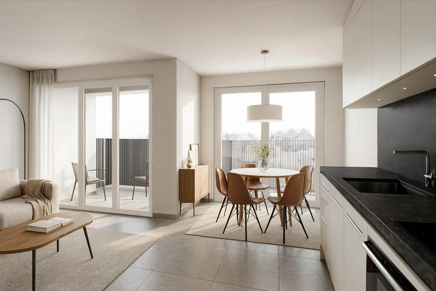 Wunderschöne neue Penthouse-Wohnung mit 3 Balkonen - Foto 1 von 3