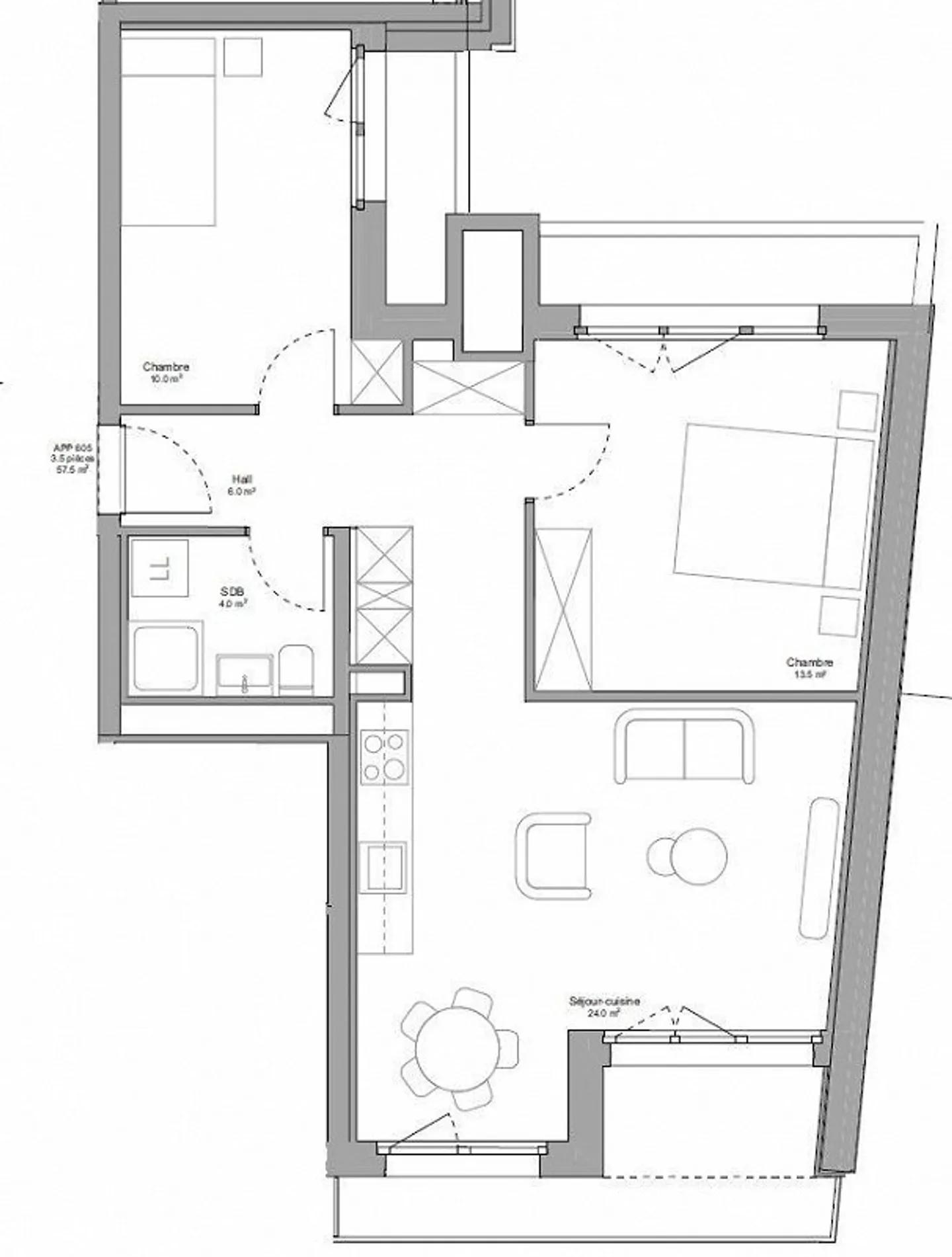 Wunderschöne neue Penthouse-Wohnung mit 3 Balkonen - Foto 2 von 3