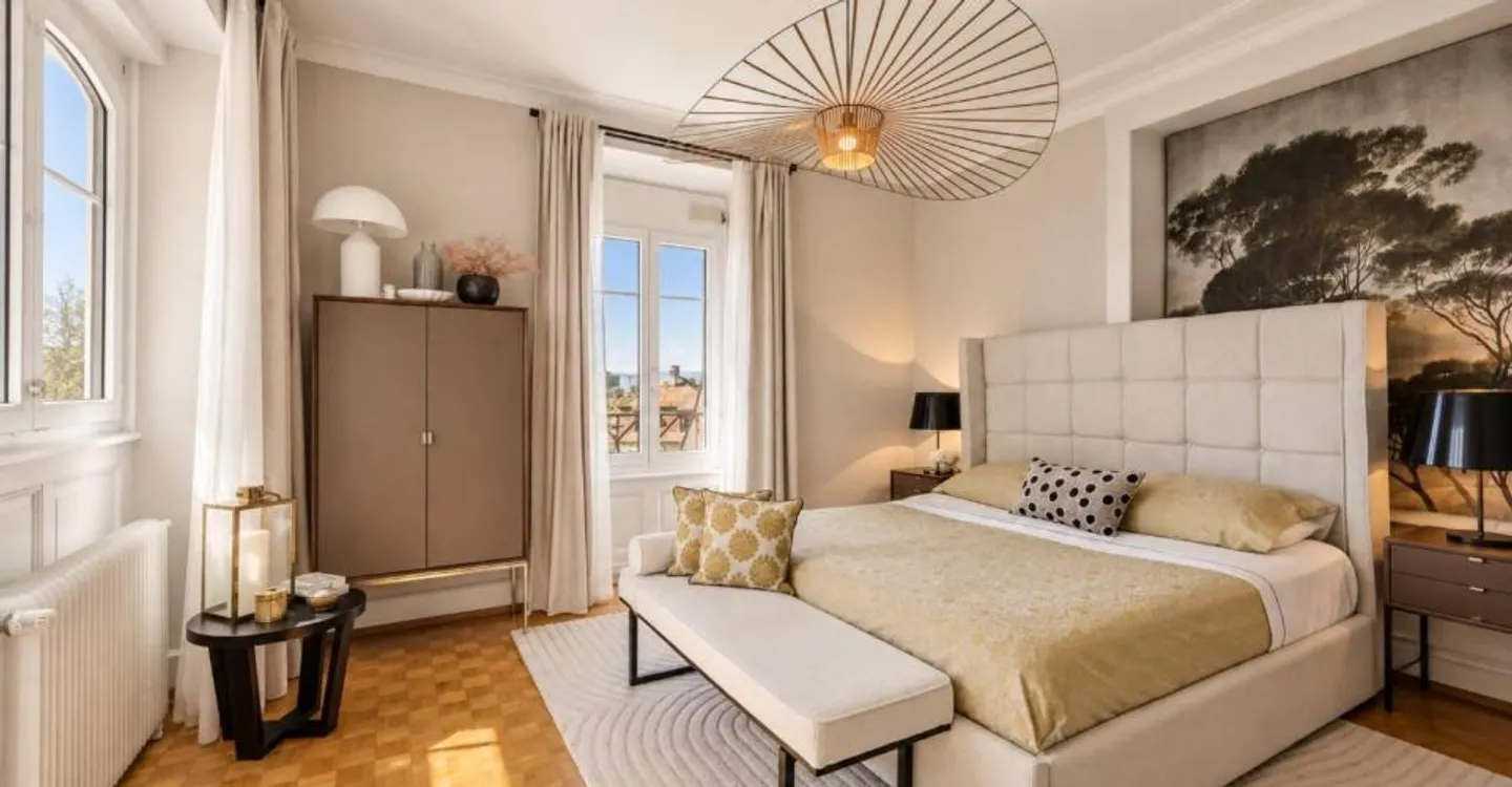 4.5 character rooms in a early 20th-century residence, facing the lake - Photo 7 of 13
