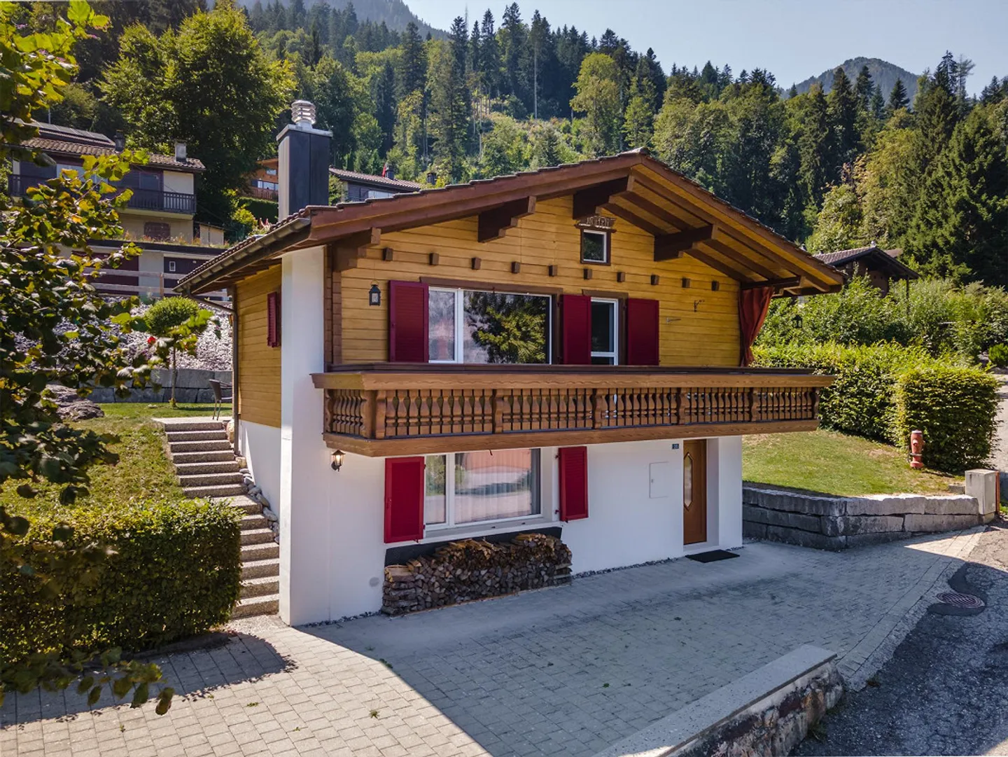Wunderschönes 4.5 Ferienhaus Chalet - Foto 1 von 26