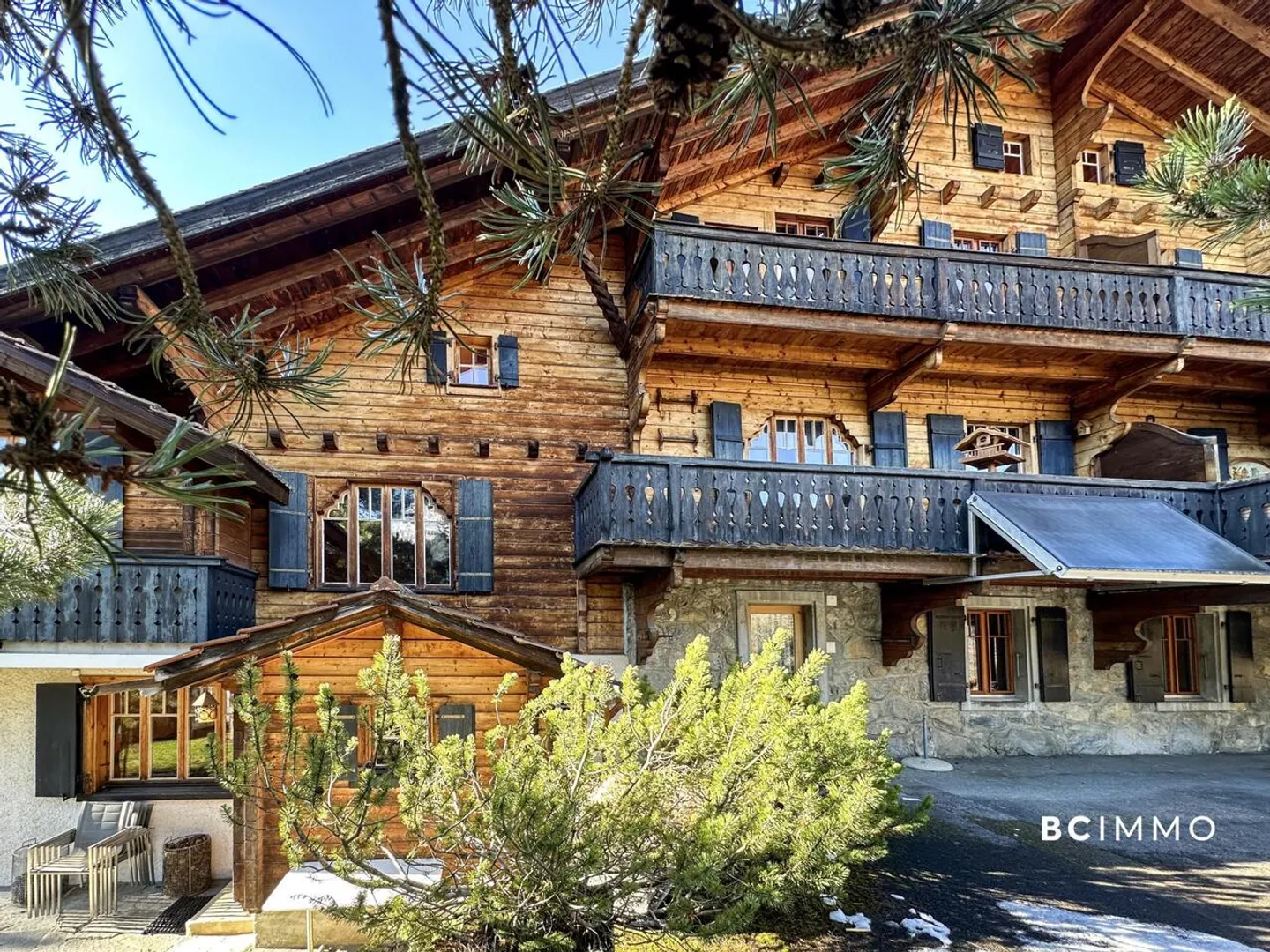 Großes Chalet mit 4 Wohnungen - Foto 3 von 10