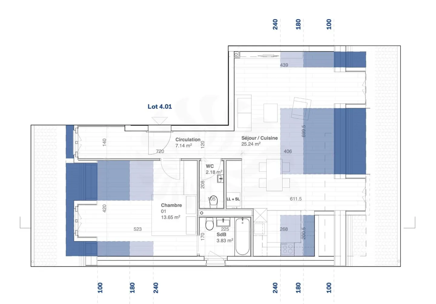 Appartamento con 3 camere al 2° piano in Promozione 11, Route des Jurêts a Choulex - Foto 4 di 8