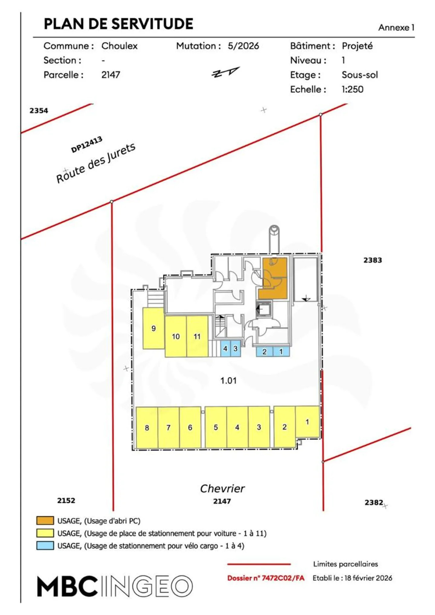 Appartamento con 3 camere al 2° piano in Promozione 11, Route des Jurêts a Choulex - Foto 7 di 8