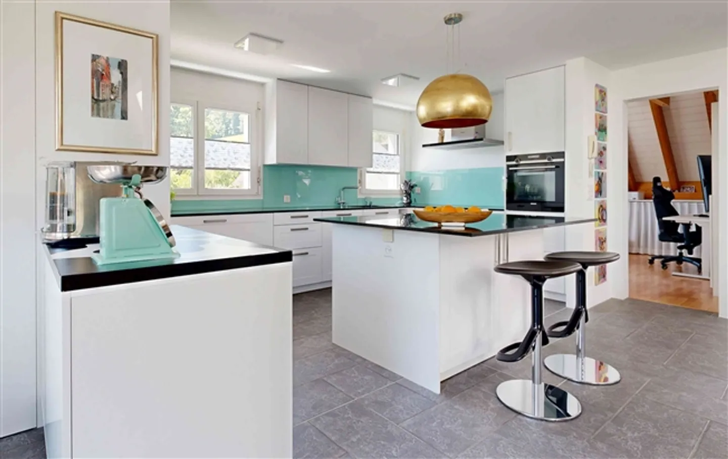 Im schönschte Egge vo Oberburg ä top-moderni Wohnig , wo mängs Eifamiliehuus i Schatte stöut - Foto 15 von 20