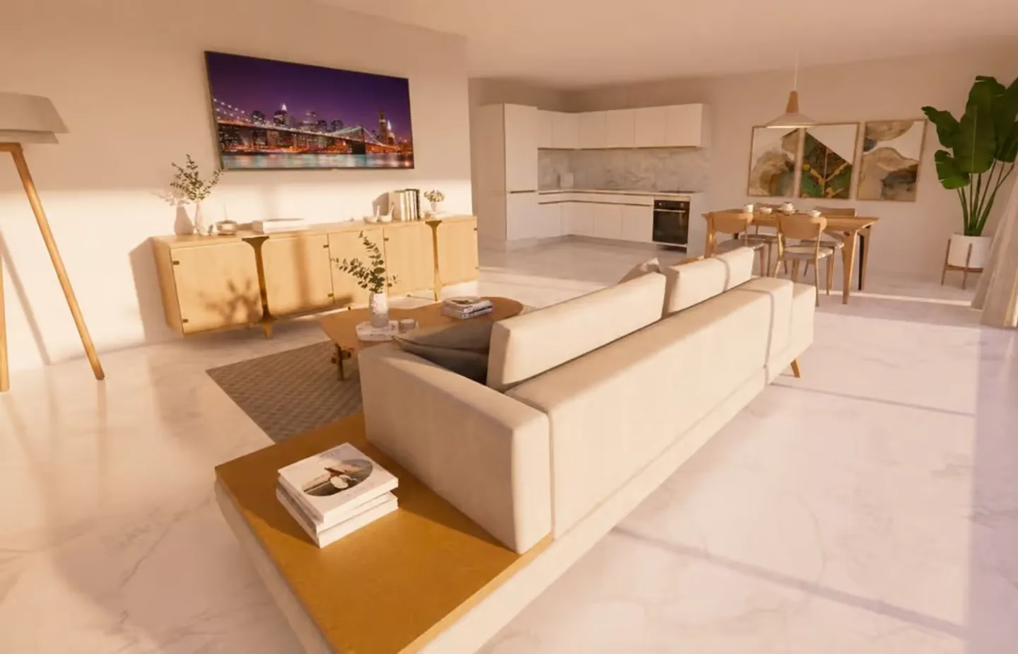 New 4.5-room apartment with large balcony - Photo 6 of 7