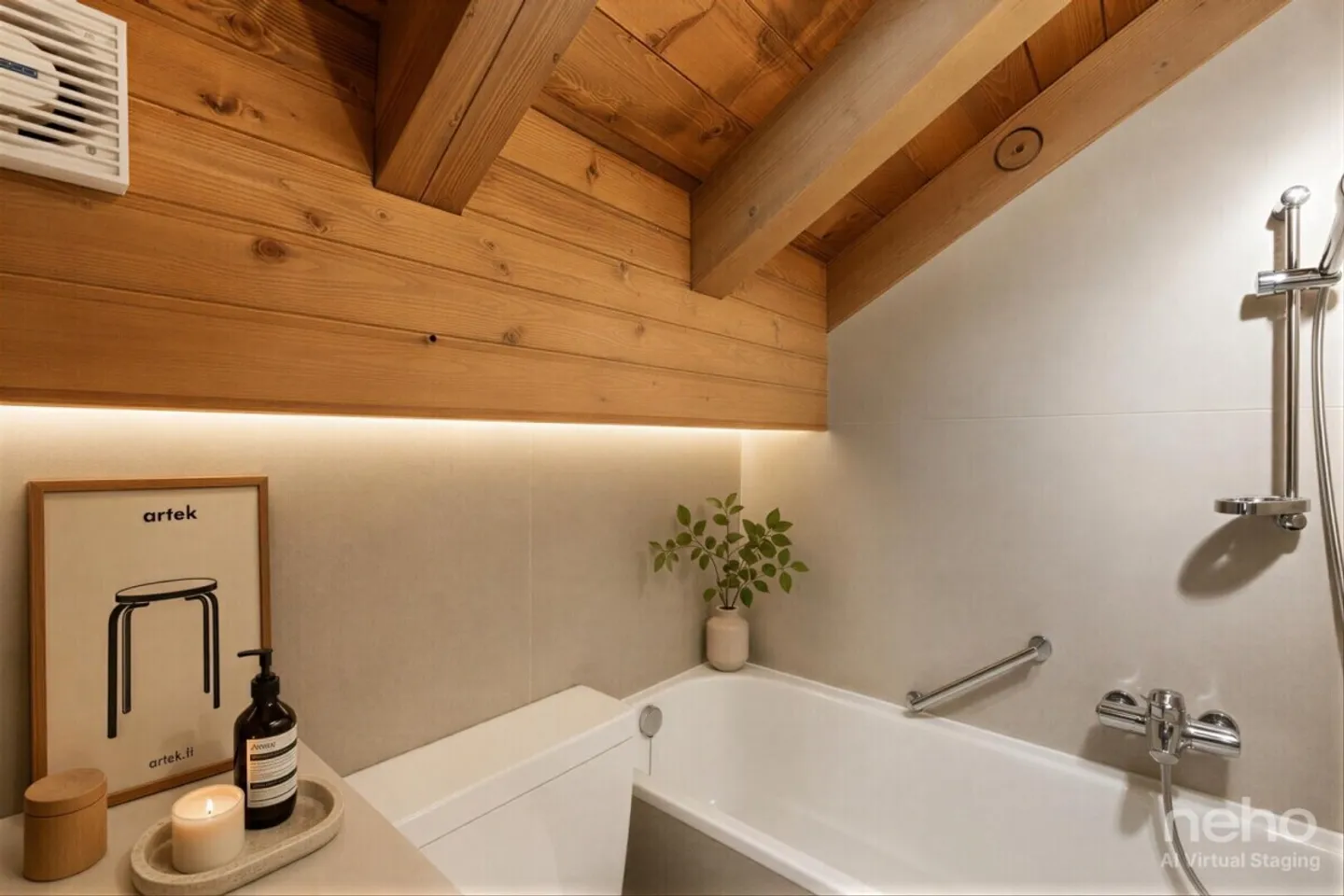Charming 2.5-room duplex in a secondary residence in Lax (Valais) - Photo 11 of 12