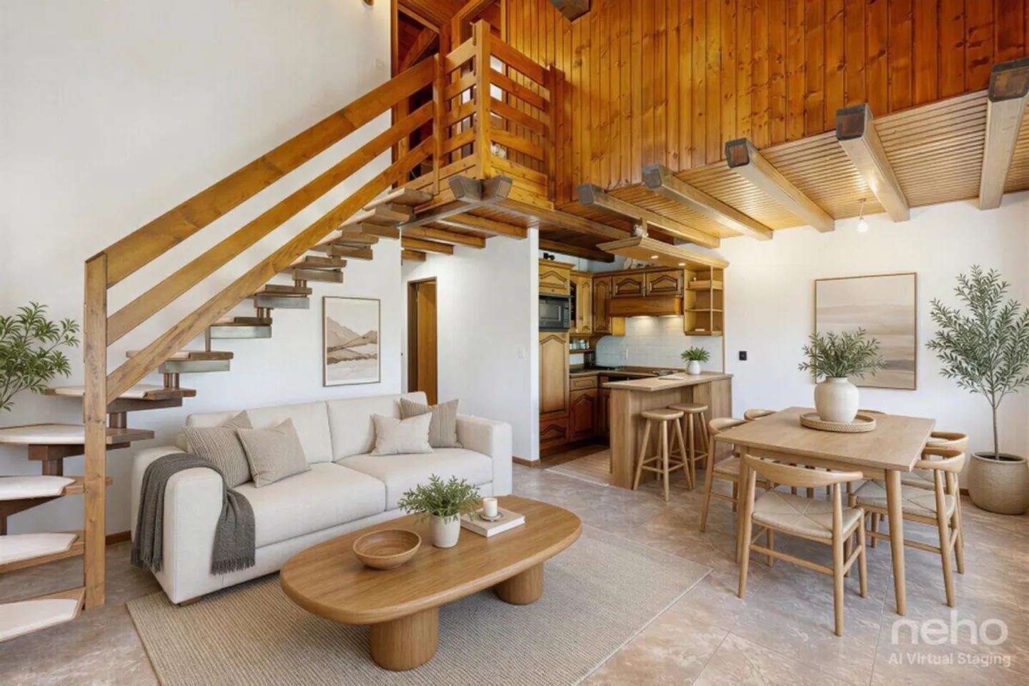 Charming 2.5-room duplex in a secondary residence in Lax (Valais) - Photo 4 of 12