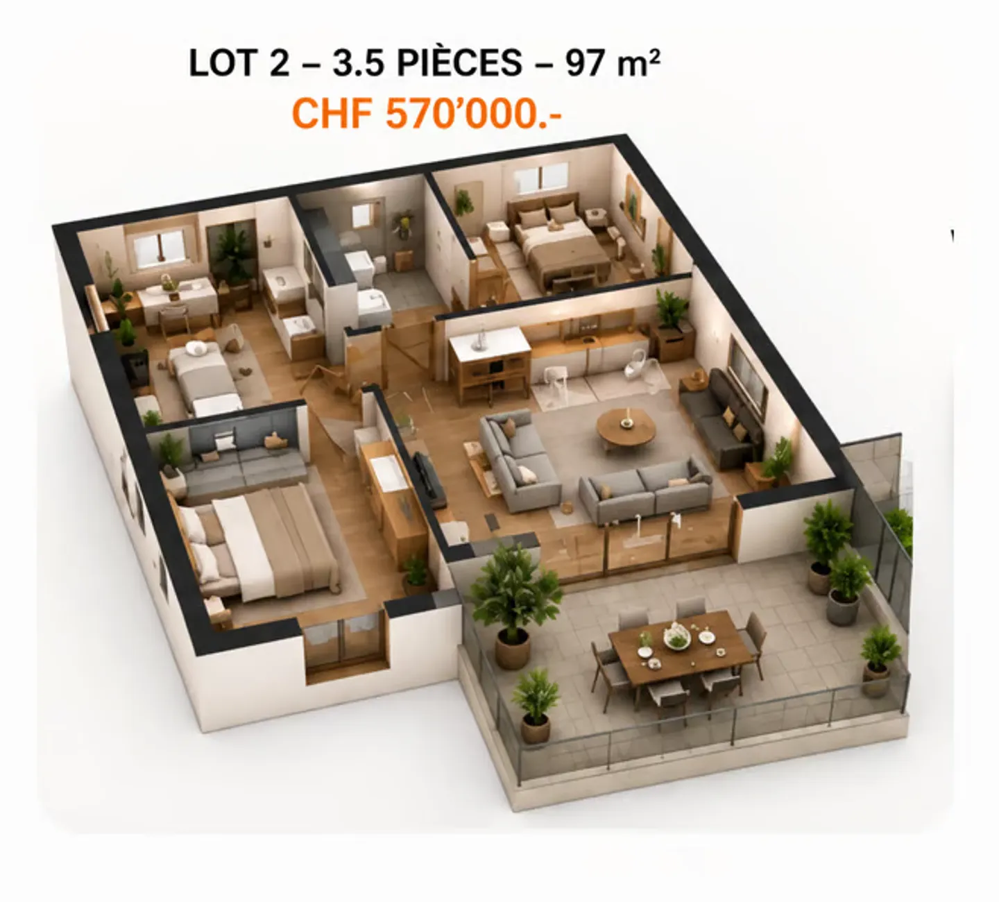 Appartements Charmants à Cheiry - Photo 3 sur 7