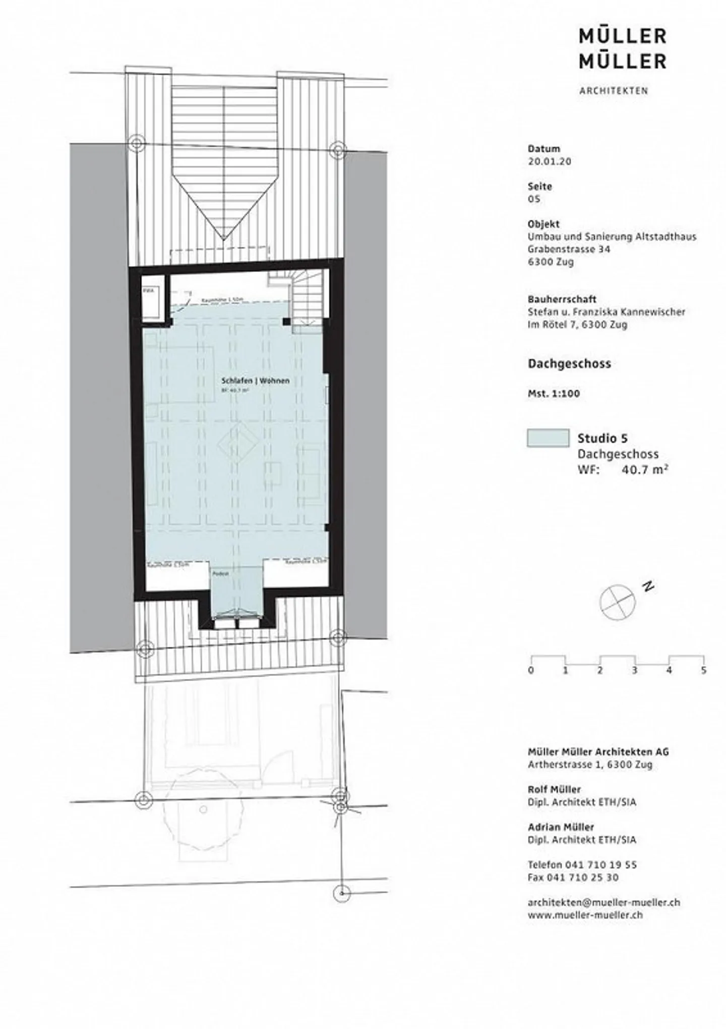 Charmante Maisonette in Zug - Foto 3 von 7